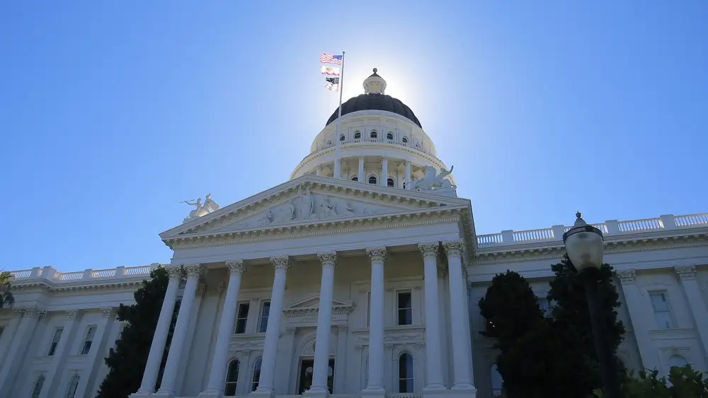 The California State Capitol in Sacramento
