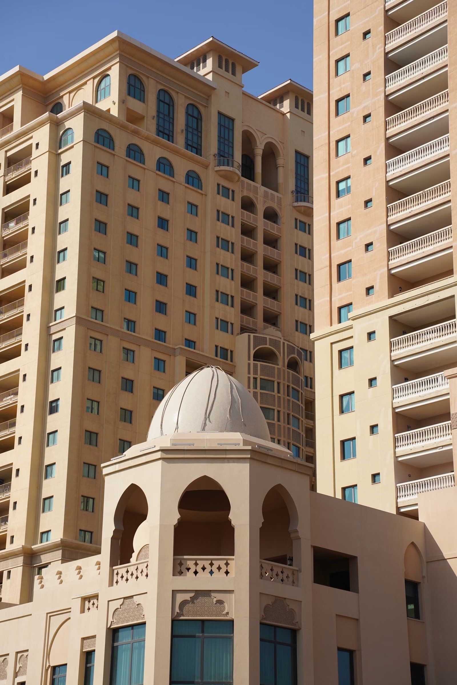 Contemporary towers and buildings in Doha