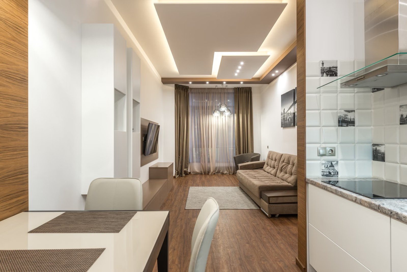 Clean modern apartment interior
