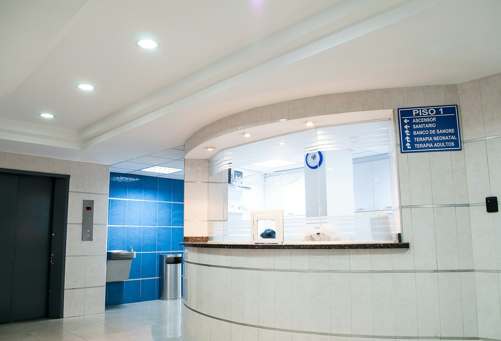 Modern hospital room