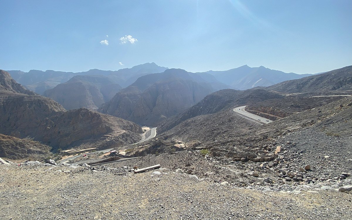 The Jebel Jais mountains in Ras Al Khaimah